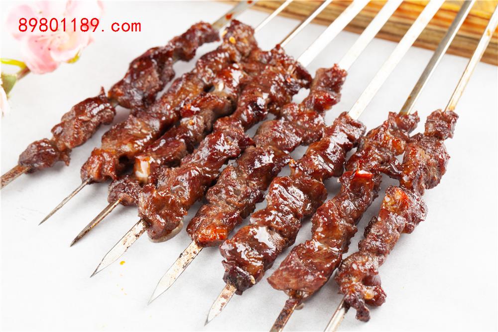 原味牛肉串 -